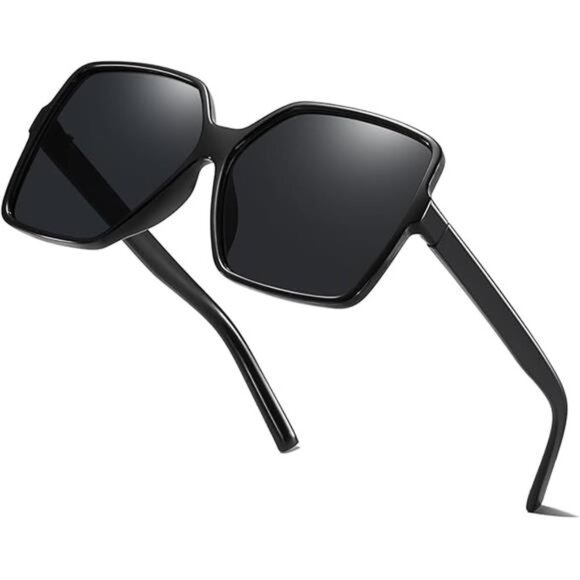 Women Oversized Square Sunglasses Big Large Fashion Shades UV Protection Trendy - Picture 8 of 8